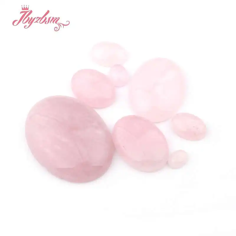 Oval Pink Quartz Bead CAB Cabochon Flatback Dome Undrilled Natural Stone Beads For DIY Pandandt Earring Ring Jewelry Making 5pcs
Oval Pink Quartz Bead CAB Cabochon Flatback Dome Undrilled Natural Stone Beads For DIY Pandandt Earring Ring Jewelry Making 5pcs
