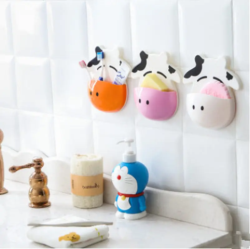 Cute Cow Toothbrush Holder Bathroom Kitchen Family Toothbrush Suction Cups Holder Wall Stand Hook Cups Storage
Cute Cow Toothbrush Holder Bathroom Kitchen Family Toothbrush Suction Cups Holder Wall Stand Hook Cups Storage