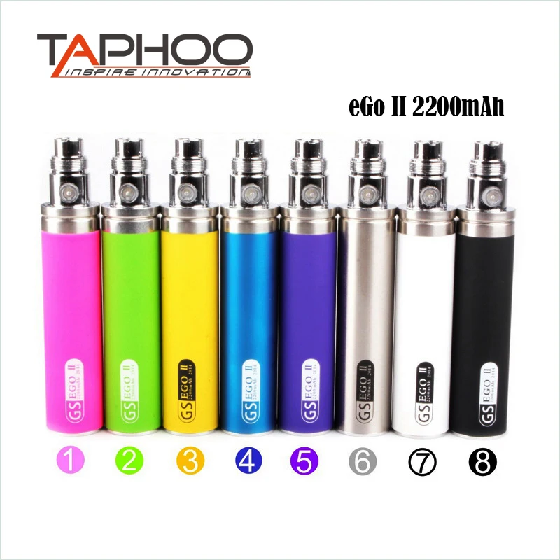 Greensound GS Colorful 2200mah eGo II e cigarette battery for ce3 ce4 ce5 atomizer ego-t 510 thread ego battery
Greensound GS Colorful 2200mah eGo II e cigarette battery for ce3 ce4 ce5 atomizer ego-t 510 thread ego battery