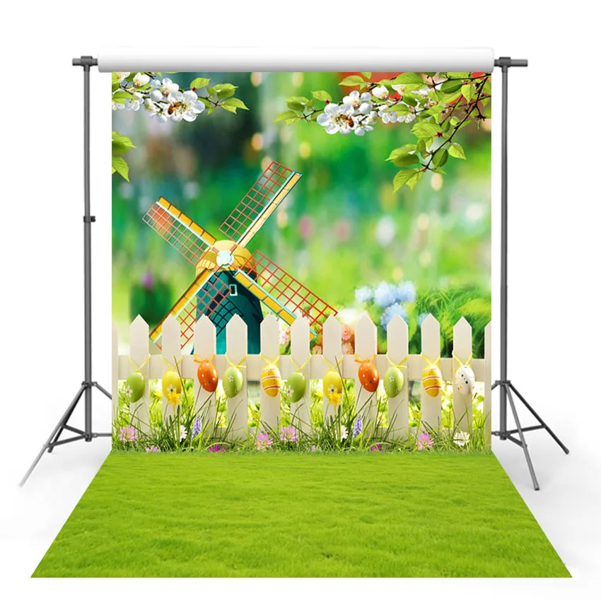 Vinyl Photography Backdrop Colorful Easter Eggs Spring Tree Windmill White Wooden Fence Decor Children Background Photo Studio
Vinyl Photography Backdrop Colorful Easter Eggs Spring Tree Windmill White Wooden Fence Decor Children Background Photo Studio