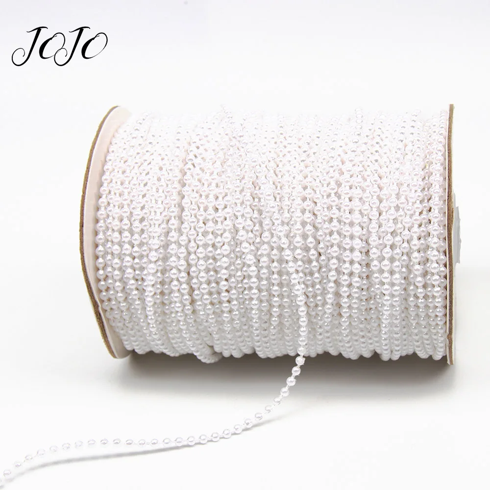 JOJO BOWS 10y 2.5mm Pearl Connection Ribbon White Pearl For Wedding Celebration Materials DIY Craft Supplies Garment Decoration
JOJO BOWS 10y 2.5mm Pearl Connection Ribbon White Pearl For Wedding Celebration Materials DIY Craft Supplies Garment Decoration