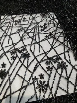 special black glued glitter lace fabric JIANXI.C-102412 top sale glitter mesh material for evening dress 5 yards
special black glued glitter lace fabric JIANXI.C-102412 top sale glitter mesh material for evening dress 5 yards