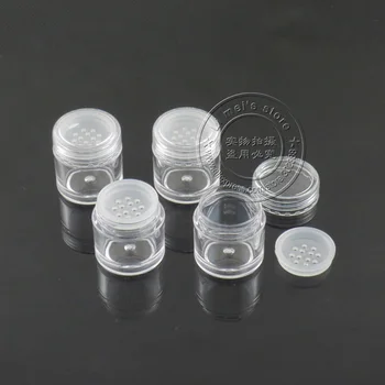 small size cosmetic pigment powder jar, transparent AS jar with sifter and sticker put
small size cosmetic pigment powder jar, transparent AS jar with sifter and sticker put