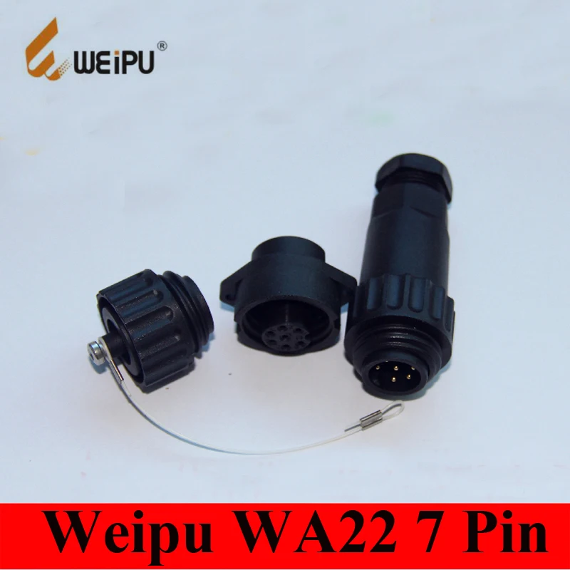 Original Weipu Connector WA22 7 Pin Connector Plug And Socket WA22J7TE1 WA22K7Z1 Cable connector Waterproof Dust Cap WA22G2
Original Weipu Connector WA22 7 Pin Connector Plug And Socket WA22J7TE1 WA22K7Z1 Cable connector Waterproof Dust Cap WA22G2