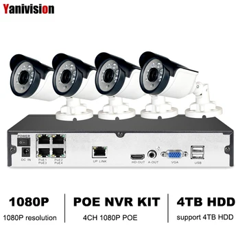 Yanivision 4CH CCTV System 1080P PoE NVR Outdoor 2.0MP IP Camera System Onvif Cloud 1080P NVR KIT Motion Detect Night Vision
Yanivision 4CH CCTV System 1080P PoE NVR Outdoor 2.0MP IP Camera System Onvif Cloud 1080P NVR KIT Motion Detect Night Vision