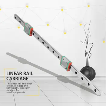 1Pcs MGN12 Miniature Linear Rail Guide Rail 450mm Length 12mm Width + 2pcs MGN12B Linear Slide Blocks Carriage
1Pcs MGN12 Miniature Linear Rail Guide Rail 450mm Length 12mm Width + 2pcs MGN12B Linear Slide Blocks Carriage
