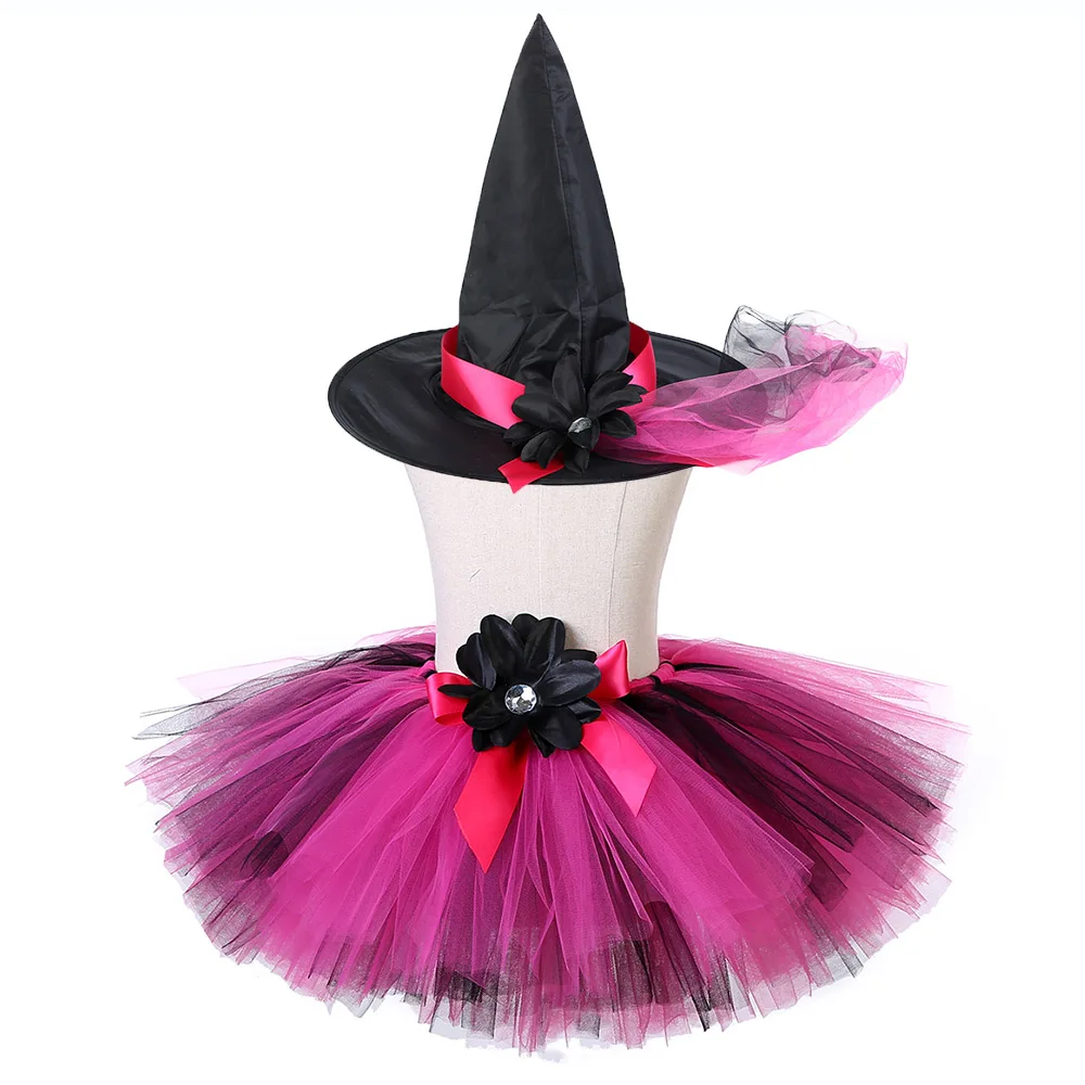 Girls Flower Bow Mini Skirt for Kids Above Knee Halloween Witch Tulle Tutu Skirt Children Set Christmas Pettiskirt With Evil Hat
Girls Flower Bow Mini Skirt for Kids Above Knee Halloween Witch Tulle Tutu Skirt Children Set Christmas Pettiskirt With Evil Hat