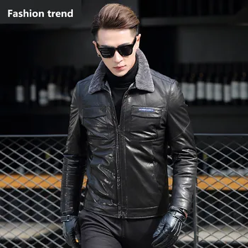 New fur one men's short real leather jacket lapel mountain wool lining leather jacket locomotive slim men's fur coat
New fur one men's short real leather jacket lapel mountain wool lining leather jacket locomotive slim men's fur coat