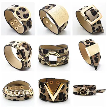 Classic Trendy Round Circle Snake Leather Leopard Bracelets Women Fashion Girl Bangle Female Jewelry New Design Geometric
Classic Trendy Round Circle Snake Leather Leopard Bracelets Women Fashion Girl Bangle Female Jewelry New Design Geometric