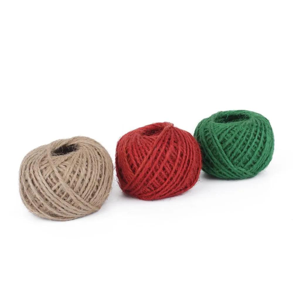 1Roll 30M Burlap Jute Twine 50Y Natural Sisal Rope Wedding Decoration Rustic Wrap Gift Packing String Party Decoration
1Roll 30M Burlap Jute Twine 50Y Natural Sisal Rope Wedding Decoration Rustic Wrap Gift Packing String Party Decoration