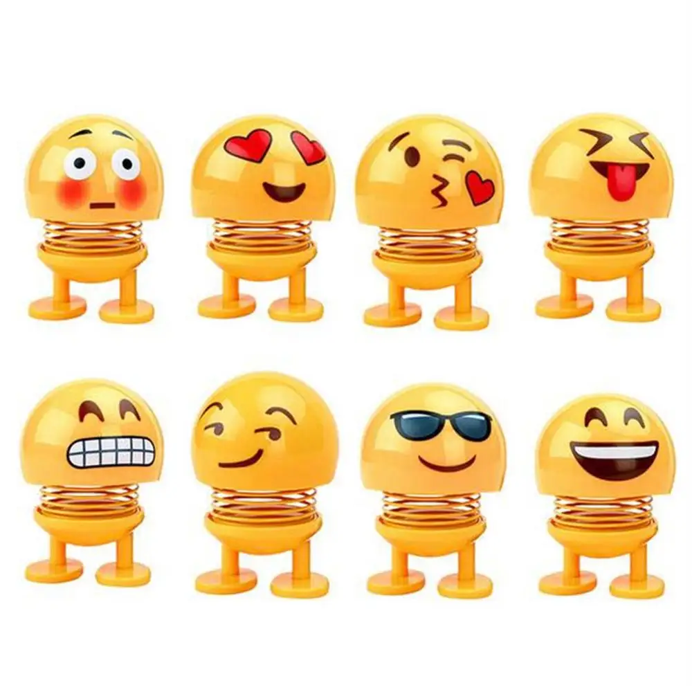 Car Ornaments Shaking Head Funny Emoji Car Dashboard Dolls Wobble Head Robot Lovely Auto Cartoon Bobblehead Toys Car Accessories
Car Ornaments Shaking Head Funny Emoji Car Dashboard Dolls Wobble Head Robot Lovely Auto Cartoon Bobblehead Toys Car Accessories