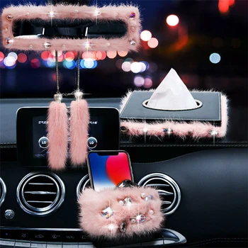 Pink Car Rear View Mirror Charm Crystal Bling Hanging Ornament Rhinestone Crystal Diamond Tissue Box Charm Decoration Women
Pink Car Rear View Mirror Charm Crystal Bling Hanging Ornament Rhinestone Crystal Diamond Tissue Box Charm Decoration Women
