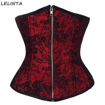 Fashion Women Sexy Jacquard Vintage Gothic Underbust Waist Trainer Corsets Bustiers Slim Steampunk Corselet Shaper S-2XL
Fashion Women Sexy Jacquard Vintage Gothic Underbust Waist Trainer Corsets Bustiers Slim Steampunk Corselet Shaper S-2XL