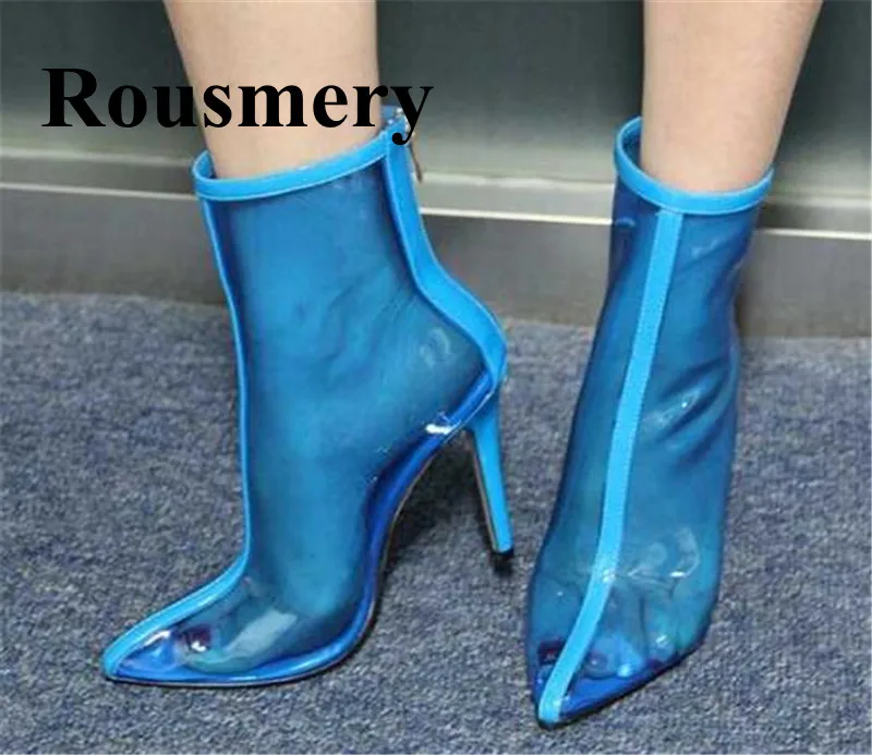 Hottest Fashion PVC Pointed Toe Thin High Heel Rear Zipper Three Color Spring And Autumn High Quality Women Sandals Normals
Hottest Fashion PVC Pointed Toe Thin High Heel Rear Zipper Three Color Spring And Autumn High Quality Women Sandals Normals