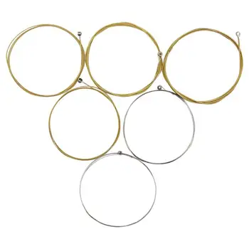 6pcs Acoustic Guitar Brass Strings Replacement Full Set Steel Core Copper Wound Instruments with crisp sound and rich overtones
6pcs Acoustic Guitar Brass Strings Replacement Full Set Steel Core Copper Wound Instruments with crisp sound and rich overtones