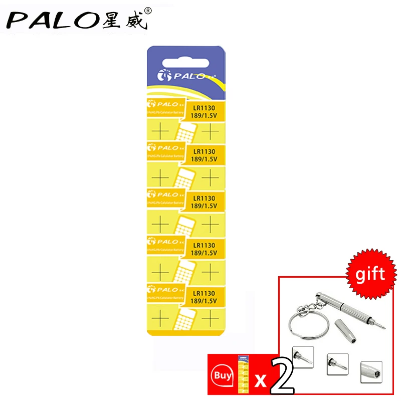 PALO Hot selling watch Battery 10 Pcs 1.55V AG10 LR54 LR1130 L1131 389 189 Alkaline Batteries Button Cell Coin 51%off
PALO Hot selling watch Battery 10 Pcs 1.55V AG10 LR54 LR1130 L1131 389 189 Alkaline Batteries Button Cell Coin 51%off