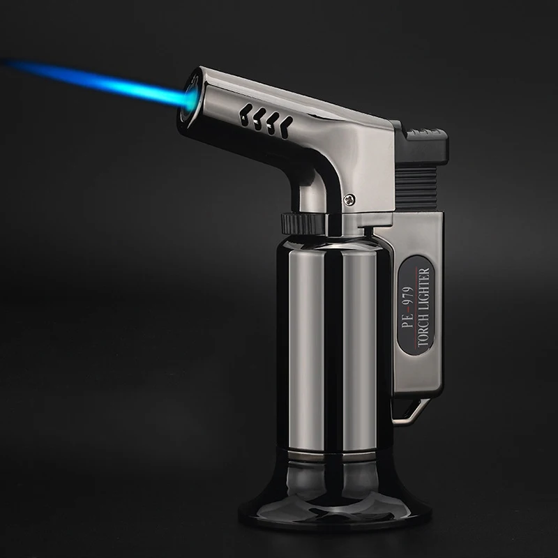 10pcs/lot Outdoor BBQ lighter cigars cigarette torch butane gas turbine jet gun 1300 C windproof metal lighters for kitchen
10pcs/lot Outdoor BBQ lighter cigars cigarette torch butane gas turbine jet gun 1300 C windproof metal lighters for kitchen