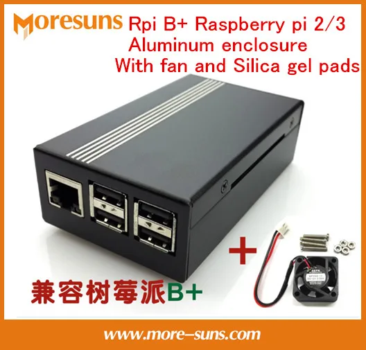 Fast Free Ship 5PCS/LOT 105mm*60mm*32mm Raspberry Pi 3 aluminum alloy shell with fan Rpi B + Raspberry pi 2 aluminum enclosure
Fast Free Ship 5PCS/LOT 105mm*60mm*32mm Raspberry Pi 3 aluminum alloy shell with fan Rpi B + Raspberry pi 2 aluminum enclosure