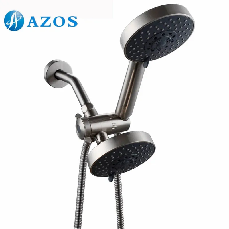 Bathroom Five Function Handheld Shower and Showerhead Combo System Hose Brushed Nickel Stainless Steel Color LYTZ051
Bathroom Five Function Handheld Shower and Showerhead Combo System Hose Brushed Nickel Stainless Steel Color LYTZ051
