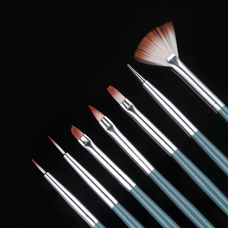7Pcs Nail Brushes Set Gradient Painting Drawing Liner Brush Dotting Pen Nail Art Design for Acrylic Tips UV Gel
7Pcs Nail Brushes Set Gradient Painting Drawing Liner Brush Dotting Pen Nail Art Design for Acrylic Tips UV Gel