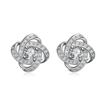 NEW simple pretty silver color fashion noble women classic charm cute women shiny crystal CZ earring jewelry sweet style
NEW simple pretty silver color fashion noble women classic charm cute women shiny crystal CZ earring jewelry sweet style