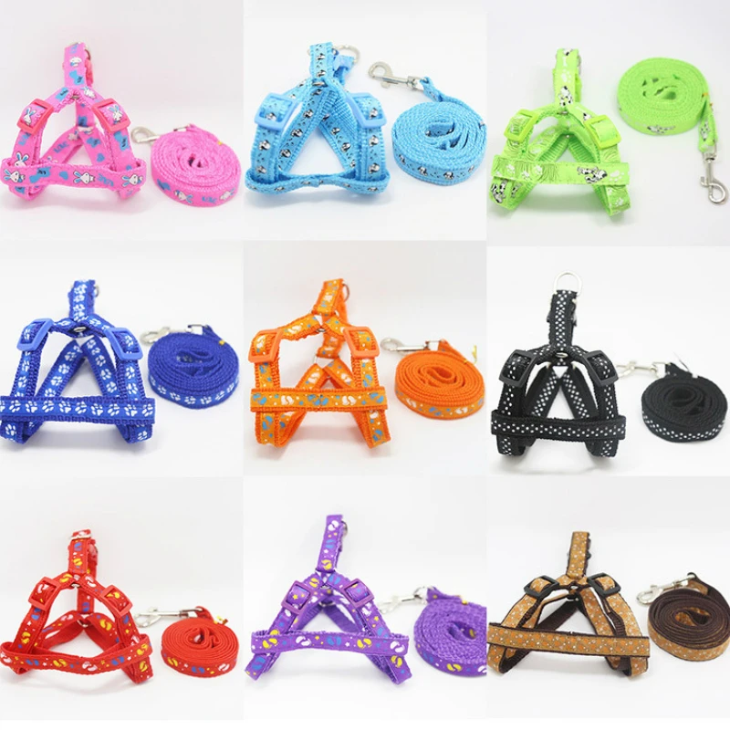Cute Nylon Dog Harness Leashes Sets Pet Collars Leads for Dogs Daily Training Walking Chihuahua Bichon Pet Dog Accessories GQ13
Cute Nylon Dog Harness Leashes Sets Pet Collars Leads for Dogs Daily Training Walking Chihuahua Bichon Pet Dog Accessories GQ13