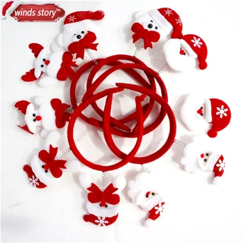 6 pcs Santa Claus Celebrate Xmas Red Hair Bands Height 28CM Red Christmas Decorations Ornaments Hair Band Cute Headband Hairband
6 pcs Santa Claus Celebrate Xmas Red Hair Bands Height 28CM Red Christmas Decorations Ornaments Hair Band Cute Headband Hairband