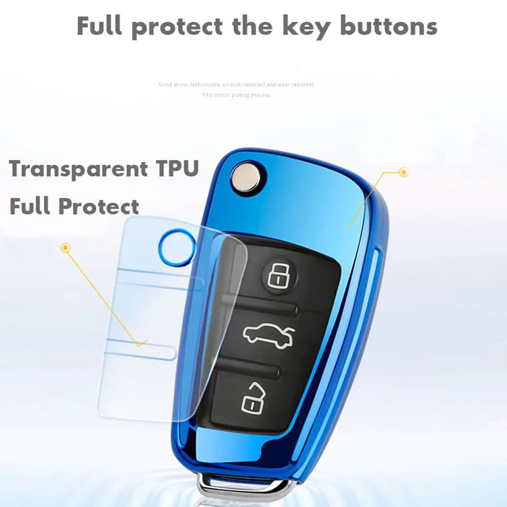 Folding Flip 3 Button Car Remote Key Shell For Audi A1 A2 A3 S3 A4 A4L A5 A6 A6L C5 C6 A7 A8 Q3 Q5 Q7 TT Allroad Q3 Q7 R8 S6 SQ5
Folding Flip 3 Button Car Remote Key Shell For Audi A1 A2 A3 S3 A4 A4L A5 A6 A6L C5 C6 A7 A8 Q3 Q5 Q7 TT Allroad Q3 Q7 R8 S6 SQ5