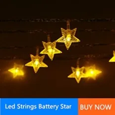 led strings battery star