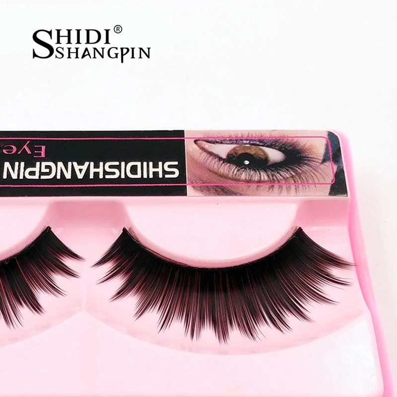 SHIDISHANGPIN 1 pair Soft Thick False Eyelashes Long Black Natural Eye Lashes Makeup Maquiagem Beauty Tools Eyelash Extensions
SHIDISHANGPIN 1 pair Soft Thick False Eyelashes Long Black Natural Eye Lashes Makeup Maquiagem Beauty Tools Eyelash Extensions