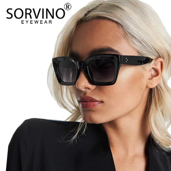 Sorvino Retro Shades For Women Square Sunglasses 2020 Luxury Brand Designer White Black Clear Leopard Sun Glasses SP291
Sorvino Retro Shades For Women Square Sunglasses 2020 Luxury Brand Designer White Black Clear Leopard Sun Glasses SP291