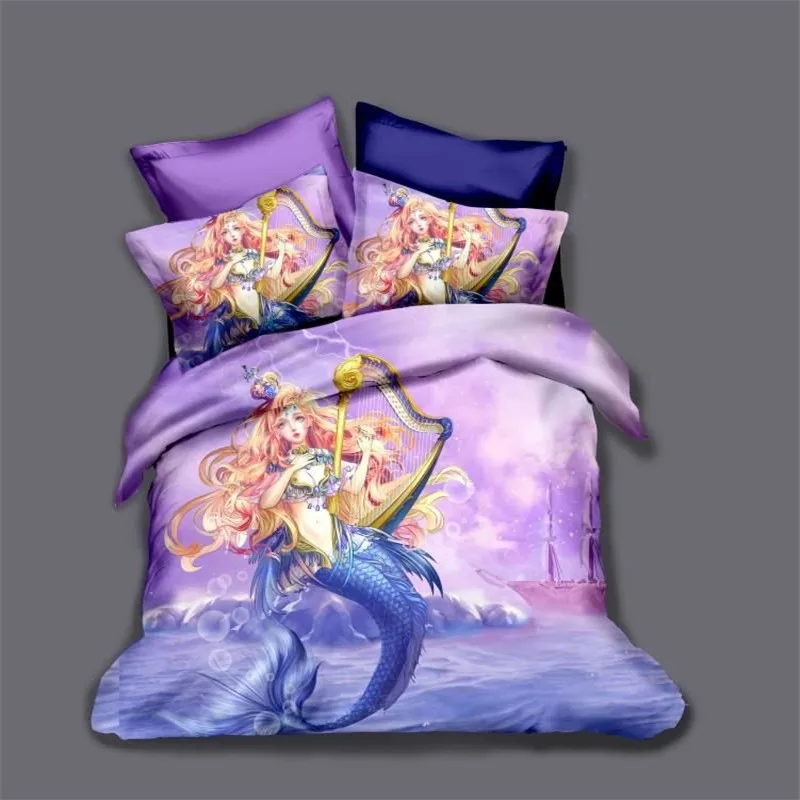 girls mermaid bedding