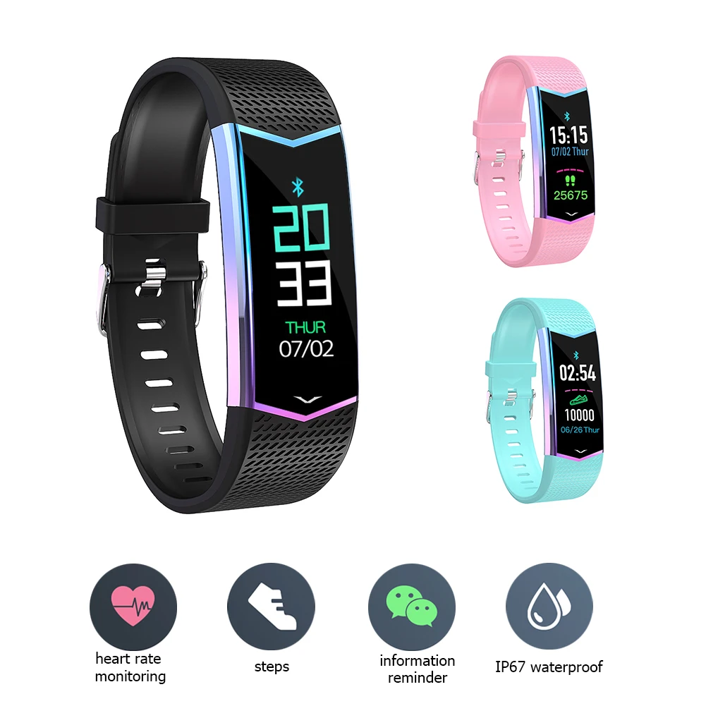 LV08 Smart Bracelet Fitness Tracker Step Heart Rate Blood Pressure Measurement Multi-Sports Mode Data Monitoring Sleep Monitor
LV08 Smart Bracelet Fitness Tracker Step Heart Rate Blood Pressure Measurement Multi-Sports Mode Data Monitoring Sleep Monitor