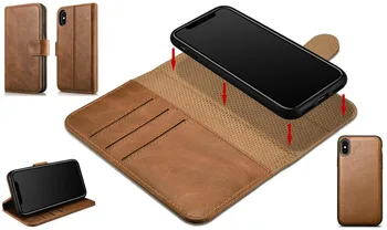 Genuine Leather Magnetic Auto Sleep Detachable 2 in 1 Adsorption Wallet Case For iPhone XS X Case Cover Phone Shell Skin Bag
Genuine Leather Magnetic Auto Sleep Detachable 2 in 1 Adsorption Wallet Case For iPhone XS X Case Cover Phone Shell Skin Bag