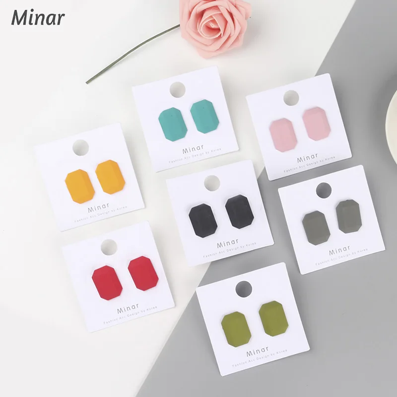Cute Large Paint Colored Octagon Stud Earrings for Women Fashion Square Geometric Big Earrings Jewelry Wholesale
Cute Large Paint Colored Octagon Stud Earrings for Women Fashion Square Geometric Big Earrings Jewelry Wholesale