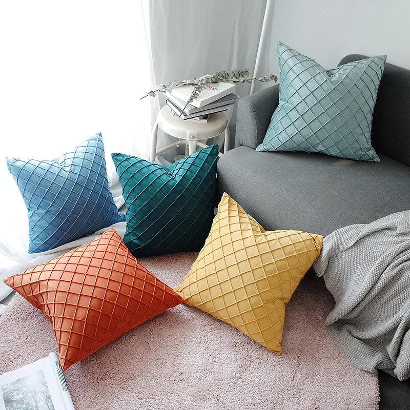 High End Velvet skin-friendly Cushion Cover Plaid Pillows Case Cover Luxury Car Covers Cojine Christmas Decorations For Home
High End Velvet skin-friendly Cushion Cover Plaid Pillows Case Cover Luxury Car Covers Cojine Christmas Decorations For Home