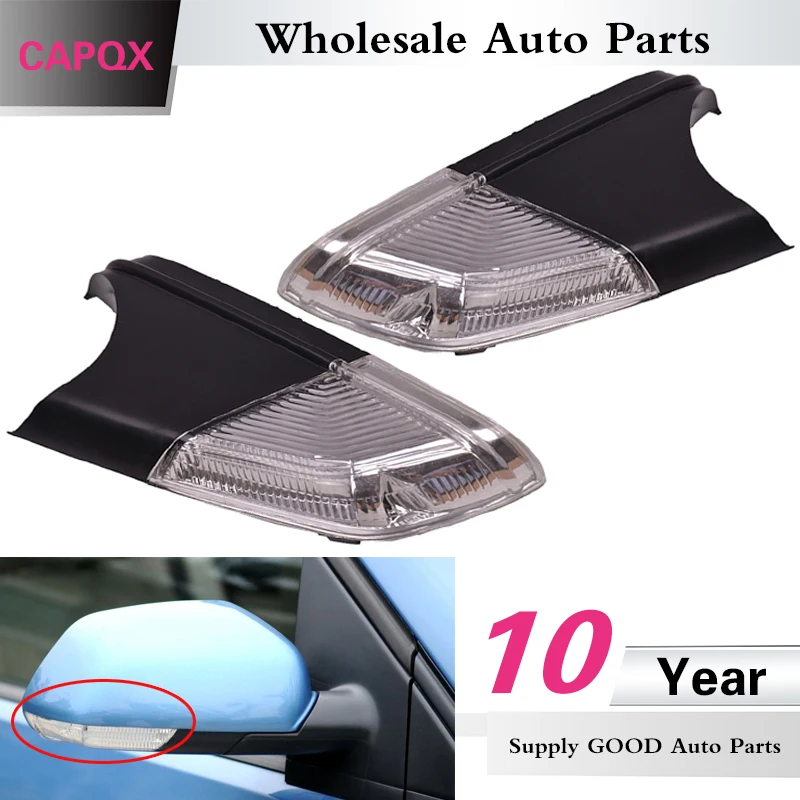 CAPQX 2PCS Right+Left Rearview Mirror LED Turn Signal Light Lamps 6QD 949 101 For VW Skoda Polo Octavia 2006 2007 2008 2009 2010
CAPQX 2PCS Right+Left Rearview Mirror LED Turn Signal Light Lamps 6QD 949 101 For VW Skoda Polo Octavia 2006 2007 2008 2009 2010