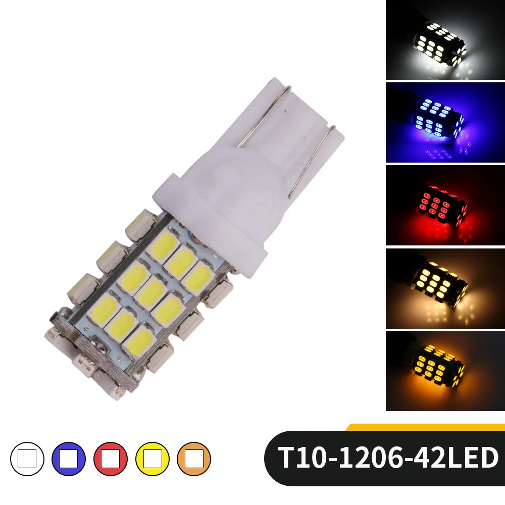 100x T10 W5W 194 1206 42 SMD 3020 High Power LED Bulb Reading Light 42 LED Auto Bulbs White Bulbs Clearance Lamp
100x T10 W5W 194 1206 42 SMD 3020 High Power LED Bulb Reading Light 42 LED Auto Bulbs White Bulbs Clearance Lamp