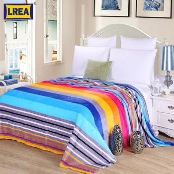 Brand home textile super discount 4 sizes colored striped adult fleece blanket for bedspread bedroom travel blanket adult LREA
Brand home textile super discount 4 sizes colored striped adult fleece blanket for bedspread bedroom travel blanket adult LREA