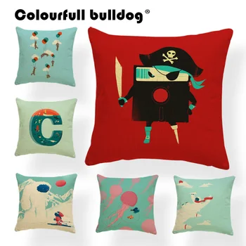 Character Pirate Cartoon Cushion Pillow Creativity Robot Pillows Simple Bedroom Baby Birth Gifts Pillowslip Covers 18 Inch Linen
Character Pirate Cartoon Cushion Pillow Creativity Robot Pillows Simple Bedroom Baby Birth Gifts Pillowslip Covers 18 Inch Linen