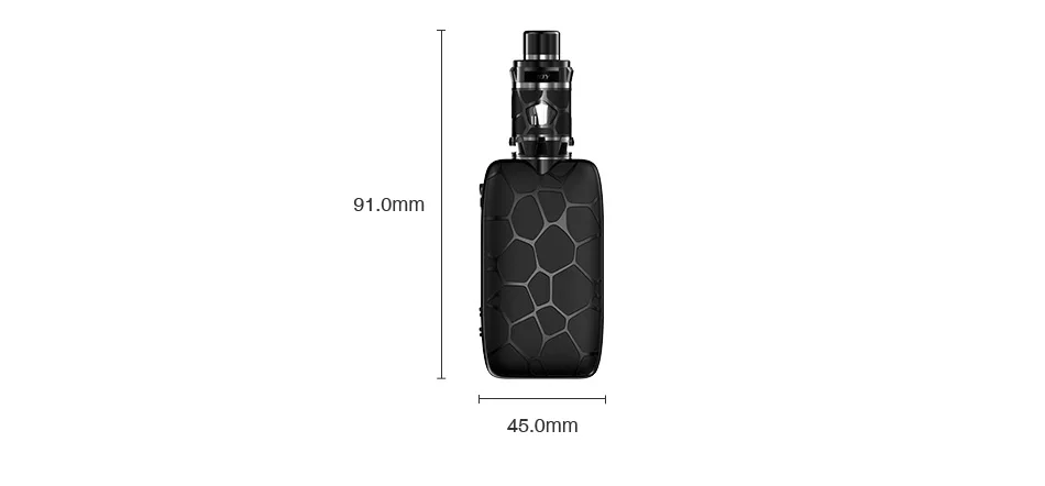 New Original IJOY Mystique 162W TC Kit with 2ml/3.5ml Mystique Subohm Tank & 0.91 Inch Display No 18650 Battery Box Mod Vape Kit