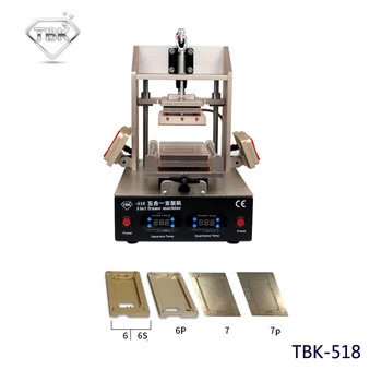 5in1 LCD Refurbish Machine Middle Bezel Separator/Frame Laminating Machine/Vacuum LCD Separator/Glue Remover / Preheater TBK-518
5in1 LCD Refurbish Machine Middle Bezel Separator/Frame Laminating Machine/Vacuum LCD Separator/Glue Remover / Preheater TBK-518