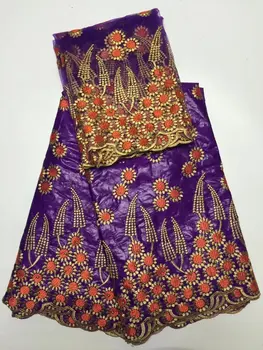 2017 high quality latest African lace 5yds bazin riche getzner lace with 2yds blouse fabric for Wedding dresses Alice Purple
2017 high quality latest African lace 5yds bazin riche getzner lace with 2yds blouse fabric for Wedding dresses Alice Purple