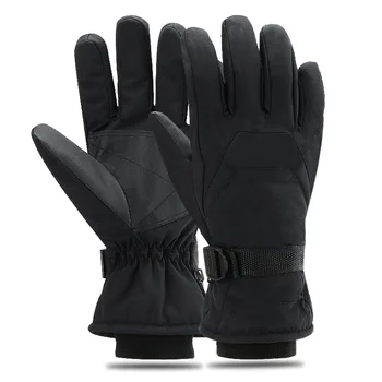 Men Women Winter Ski Gloves, Windproof Waterproof Motorcycle Driving Gloves Full Fingers Black PU Mittens
Men Women Winter Ski Gloves, Windproof Waterproof Motorcycle Driving Gloves Full Fingers Black PU Mittens