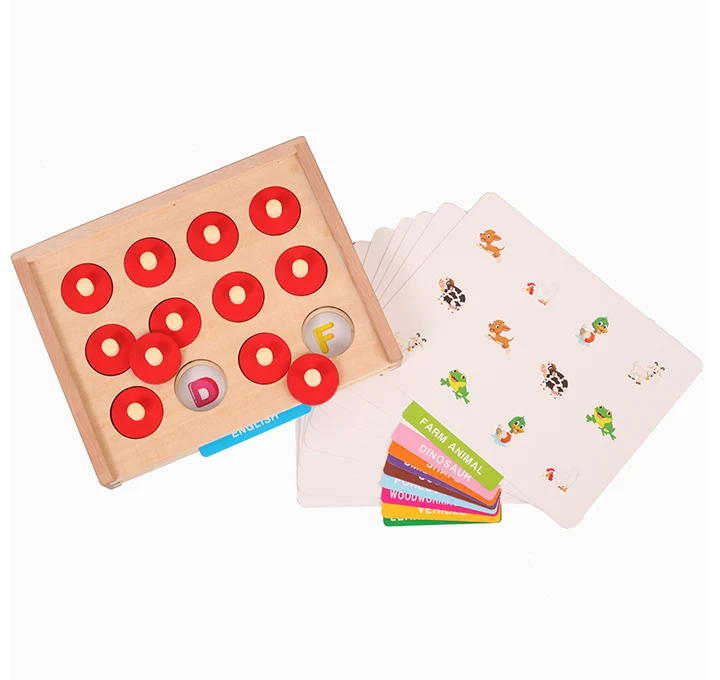 Kids Montessori Wooden Memory Chess Desktop Board Games Educational Toys for Children 1 2 3 years
Kids Montessori Wooden Memory Chess Desktop Board Games Educational Toys for Children 1 2 3 years