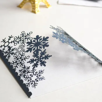 Winter Laser cut snowflake free customize invitation card for wedding party decorations
Winter Laser cut snowflake free customize invitation card for wedding party decorations
