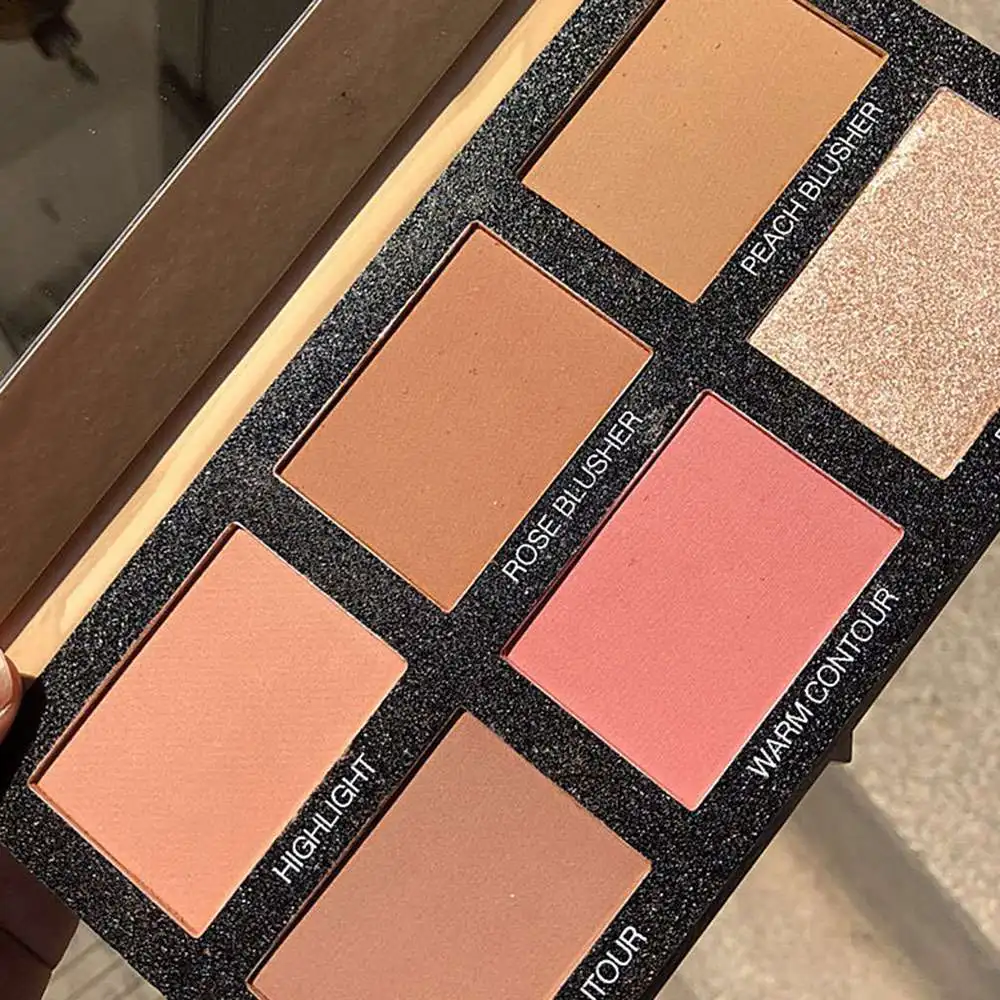 Makeup 6 Colors Face Contour Professional Bronzer Powder Shinny Highlighter Long Lasting Contour Palette Beauty Cosmetic Tool
Makeup 6 Colors Face Contour Professional Bronzer Powder Shinny Highlighter Long Lasting Contour Palette Beauty Cosmetic Tool