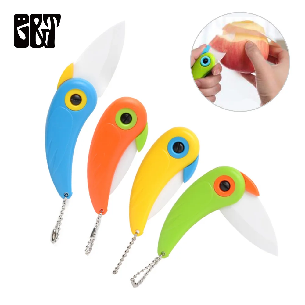 Creative Bird Ceramic Knife Pocket Folding Bird Knife 4 Colors Fruit Paring Knife with With ABS Handle Kitchen Tools Gadgets
Creative Bird Ceramic Knife Pocket Folding Bird Knife 4 Colors Fruit Paring Knife with With ABS Handle Kitchen Tools Gadgets