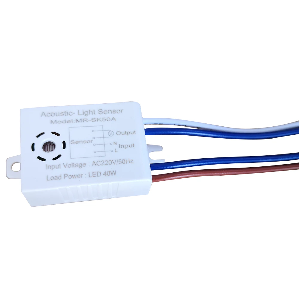220V Corridors Voice Control Tools Gadget Electrical Sensor Switch Light Accessories Energy Active Components LED Sound Operated
220V Corridors Voice Control Tools Gadget Electrical Sensor Switch Light Accessories Energy Active Components LED Sound Operated