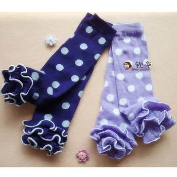 

Baby Long Socks Halloween Leg Warmers For Baby Girl Tights Fashion Polka Dot Socks With Ruffles Infant Cotton Leg Warmer Calzas